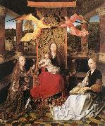 Master of Hoogstraeten Madonna and Child with Sts Catherine and Barbara oil painting picture wholesale